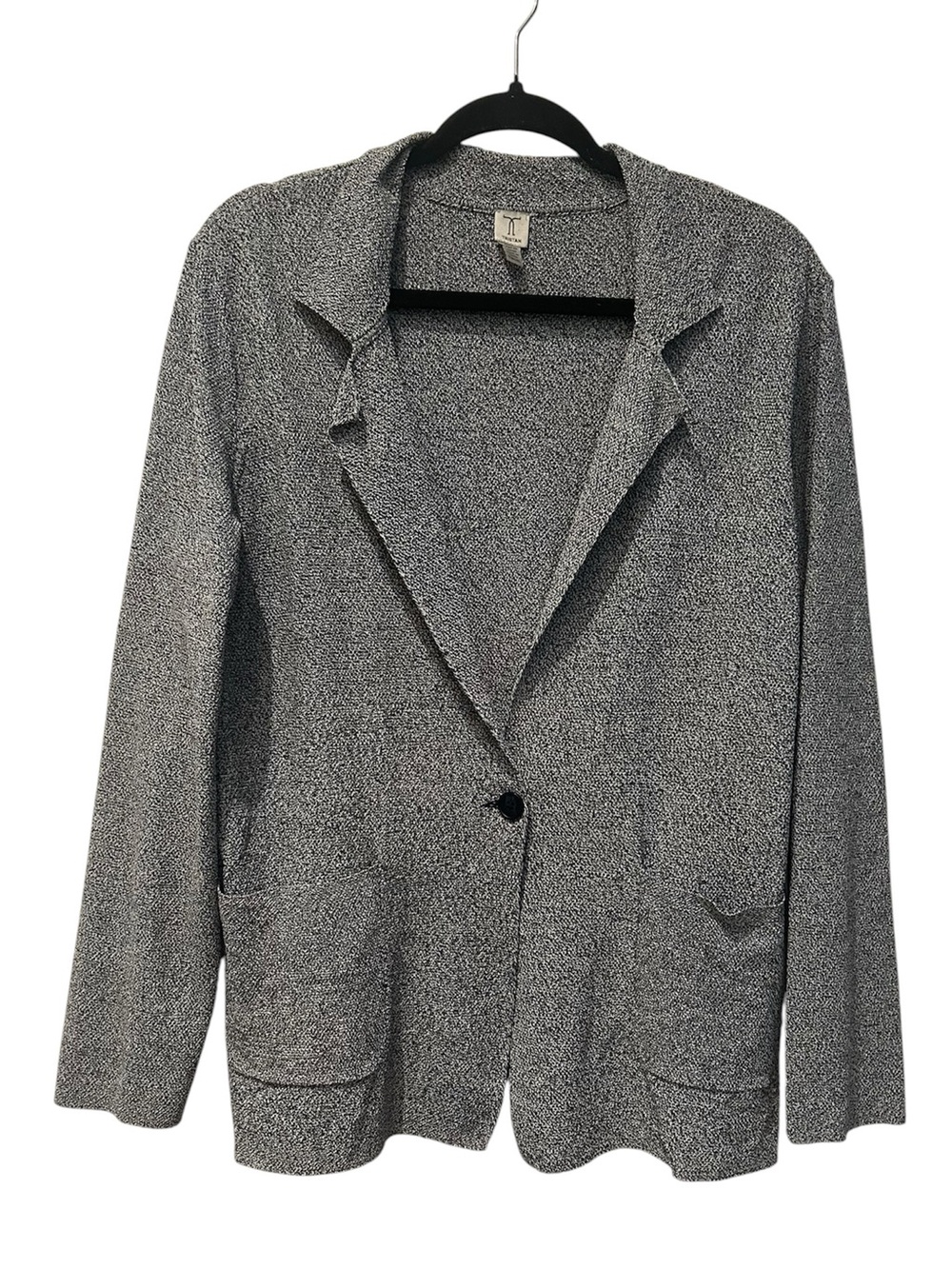 TRISTAN Knit Single Button Blazer Cardigan Size XL